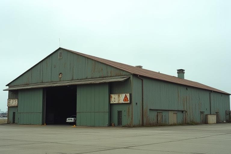 Hangar 120 before renovation